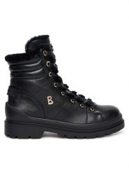 Bogner Botki St.Moritz S 14 A 22546503 Czarny. Czarne botki Bogner, bez wzorów, ze skóry, bez obcasa, na płaskiej podeszwie, bez zapięcia. Za 1,999.00 zł.