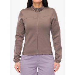 Bluza rozpinana damska Columbia Sloan Crest Spacer Fleece FZ. Brązowe bluzy Columbia, bez wzorów, bez kaptura. Za 362.99 zł.