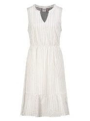 Sublevel Sukienka w kolorze biało-kremowym rozmiar: XL. Brązowe sukienki Sublevel, xl, bez wzorów, z bawełny, bez kołnierzyka, bez ramiączek, midi. Za 82.99 zł.