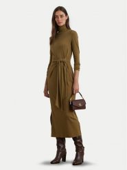 LAUREN RALPH LAUREN Sukienka codzienna 250918980005 Brązowy Slim Fit. Brązowe sukienki Lauren Ralph Lauren, na co dzień, s, bez wzorów, z bawełny, bez kołnierzyka, bez ramiączek, proste. Za 449.99 zł.