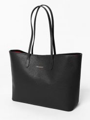 Mia Tomazzi Skórzana torebka "Bassini" w kolorze czarnym - 39 x 29 x 14 cm rozmiar: onesize. Czarne torby na ramię Mia Tomazzi, bez wzorów, z materiału, na ramię, bez dodatków. Za 440.28 zł.