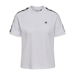 Koszulka damska Hummel Archive Regular. Białe bluzki Hummel, bez wzorów, bez kołnierzyka, bez ramiączek. Za 190.00 zł.