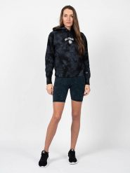 Bluza trekking damska Tie-Die. Czarne bluzy Champion, m, bez wzorów, z bawełny, z kapturem. Za 405.75 zł.