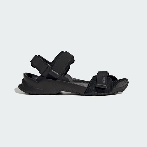 Sandały Terrex Hydroterra. Zielone sandały Adidas, bez wzorów, z gumy, klasyczne, bez obcasa, bez zapięcia. Za 239.00 zł.