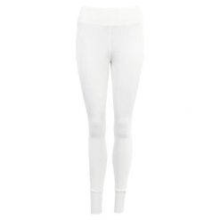 Damskie legginsy jeździeckie z pełną przyczepnością BR Equitation Mandy. Białe legginsy BR, s, bez wzorów, z elastanu. Za 420.50 zł.