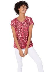 WITT WEIDEN Koszulka w kolorze czerwonym rozmiar: 46. Czerwone bluzki WITT WEIDEN, bez wzorów, bez kołnierzyka, bez ramiączek. Za 48.16 zł.