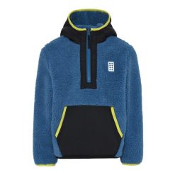 Bluza polarowa dzicięce Lego Sky 710. Niebieskie bluzy LEGO, bez wzorów, z polaru, bez kaptura. Za 199.99 zł.