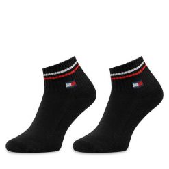 Skarpety krótkie Tommy Hilfiger. Czarne skarpety TOMMY HILFIGER, bez wzorów. Za 49.99 zł.