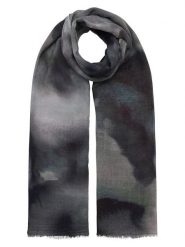 Ilse Jacobsen Wełniany szal w kolorze czarno-szarym - 200 x 100 cm rozmiar: onesize. Czarne szaliki Ilse Jacobsen, bez wzorów, ze skóry. Za 152.99 zł.