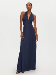STAUD Sukienka wieczorowa Dawn R24P2118CH Granatowy Slim Fit. Niebieskie sukienki STAUD, s, bez wzorów, z syntetyku, wizytowe, bez kołnierzyka, bez ramiączek. Za 1,389.00 zł.