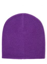 Marie Lund czapka z czystego kaszmiru Kobiety Kaszmir lila, ONE SIZE. Czapki Marie Lund, bez wzorów, z kaszmiru. Za 249.95 zł.