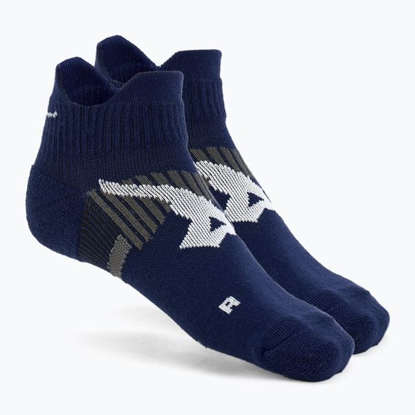 Skarpety Mizuno DryLite Race Mid. Niebieskie skarpety Mizuno, bez wzorów, z elastanu. Za 29.99 zł.