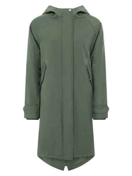 Zwillingsherz Parka "Keep Smiling" w kolorze khaki rozmiar: L. Brązowe parki Zwillingsherz, l, bez kaptura. Za 283.22 zł.