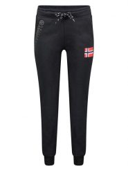 Geographical Norway Spodnie dresowe "Monbichon" w kolorze czarnym rozmiar: M. Czarne spodnie dresowe Geographical Norway, m, bez wzorów, z dresówki. Za 110.04 zł.