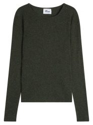 Just Cashmere Kaszmirowy sweter "Vivian" w kolorze ciemnozielonym rozmiar: XL. Zielone swetry Just Cashmere, xl, bez wzorów, z kaszmiru, bez ramiączek. Za 361.99 zł.