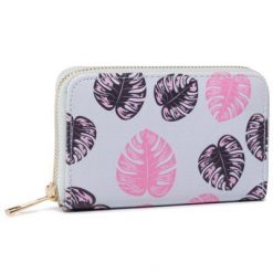 ACCCESSORIES 1W1-014-SS20 Różowy jasny. Czerwone portfele ACCCESSORIES, bez wzorów, ze skóry ekologicznej. Za 19.99 zł.
