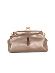 Lia Biassoni Skórzana kopertówka "Ciane" w kolorze złotym - 24 x 16 x 8 cm rozmiar: onesize. Żółte kopertówki Lia Biassoni, bez wzorów, z materiału, bez dodatków. Za 260.99 zł.