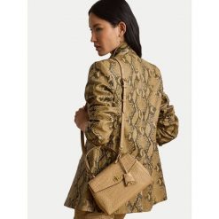 Torebka LAUREN RALPH LAUREN. Brązowe torebki klasyczne Lauren Ralph Lauren, bez wzorów, bez dodatków. Za 1,899.00 zł.
