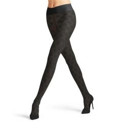 Rajstopy damskie Falke High Waist Crystal. Czarne rajstopy i pończochy Falke, l, bez wzorów, z elastanu. Za 147.50 zł.