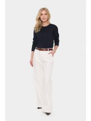 SAINT TROPEZ Sweter "Mila" w kolorze granatowym rozmiar: S. Niebieskie swetry Saint Tropez, s, bez wzorów, bez ramiączek. Za 105.38 zł.