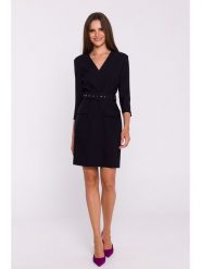 Stylove Sukienka w kolorze czarnym rozmiar: M. Czarne sukienki Stylove, na co dzień, m, bez wzorów, z tkaniny, bez kołnierzyka, bez ramiączek, mini, proste. Za 211.31 zł.