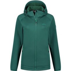 Damska Kurtka Softshell Kjelvik Kelly - Wodoodporna. Zielone kurtki sportowe Jack Wolfskin, bez wzorów, z poliesteru, bez kaptura. Za 224.99 zł.