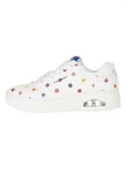 Skechers Sneakersy "Uno Court" w kolorze białym ze wzorem rozmiar: 37. Białe trampki Skechers, bez wzorów, bez zapięcia. Za 276.71 zł.