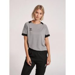 Damski jersey Hummel Lead. Szare koszulki sportowe Hummel, bez wzorów, z jersey, bez ramiączek, do piłki ręcznej. Za 138.00 zł.