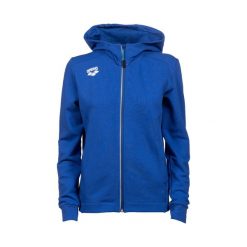 Bluza damska Arena Team Hooded Jacket Panel z kapturem. Niebieskie bluzy Arena, bez wzorów, z bawełny, z kapturem. Za 299.00 zł.