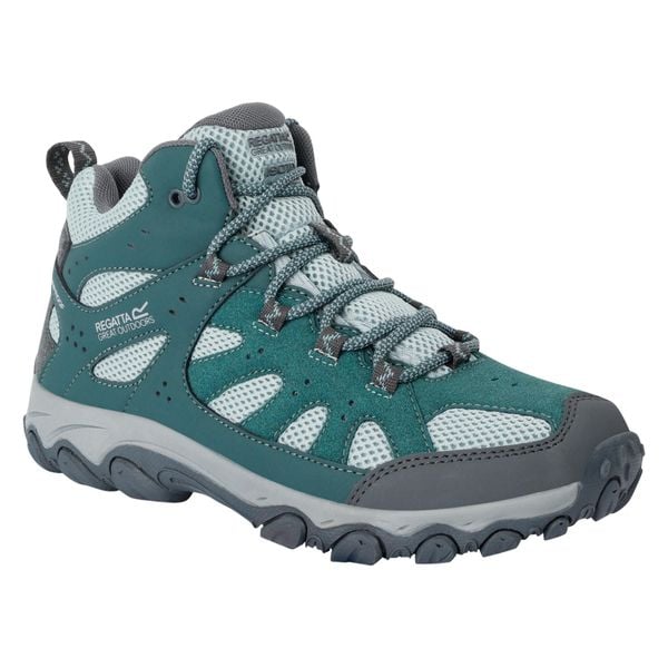 Damskie Buty Do Chodzenia Edgepoint IV Mid Cut. Czarne trekkingi Regatta, z materiału, trekkingowe. Za 296.99 zł.