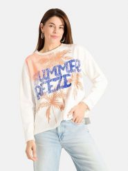 LIEBLINGSSTÜCK Bluza w kolorze kremowym rozmiar: 4XL. Brązowe bluzy LIEBLINGSSTÜCK, xl, bez wzorów, bez kaptura. Za 249.95 zł.