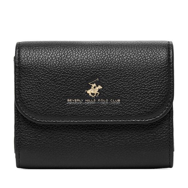 Portfel Beverly Hills Polo Club. Czarne portfele Beverly Hills Polo Club, bez wzorów. Za 59.99 zł.