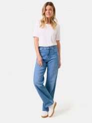 Gerry Weber Dżinsy - Comfort fit - w kolorze niebieskim rozmiar: 42. Niebieskie jeansy Gerry Weber, z aplikacjami, z podwyższonym stanem. Za 192.79 zł.