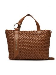 Valentino Torebka Shantel VBS8Y604 Brązowy. Brązowe shopper Valentino, bez wzorów, ze skóry, bez dodatków. Za 649.99 zł.