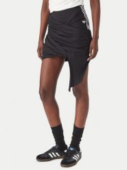 Adidas Spódnica mini Adiluna Season 2 X Jennie Wrap-Around Skirt LD8930 Czarny Regular Fit. Czarne spódnice Adidas, m, bez wzorów, z bawełny, mini, trapezowe. Za 299.99 zł.
