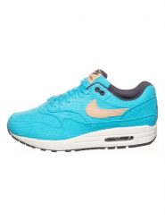 Nike Sportswear Sneakersy "Air Max 1 Premium" w kolorze błękitnym rozmiar: 40. Niebieskie trampki Nike Sportswear, bez wzorów, bez zapięcia. Za 360.17 zł.