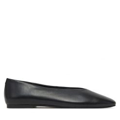Baleriny Bronx. Czarne baleriny Bronx, bez wzorów, bez obcasa. Za 259.99 zł.