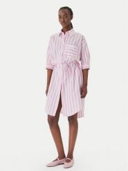 JOOP! Jeans Sukienka koszulowa Dua 30102576 Różowy Regular Fit. Czerwone sukienki Joop! Jeans, m, bez wzorów, z bawełny, bez kołnierzyka, bez ramiączek, koszulowe. Za 849.99 zł.