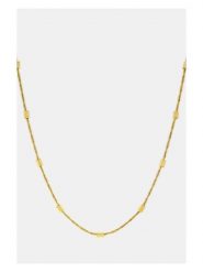 MOODE Naszyjnik "Judith" - dł. 42 cm rozmiar: onesize. Żółte naszyjniki MOODE, ze stali. Za 43.99 zł.