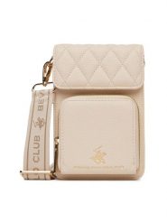 Beverly Hills Polo Club Torebka BHPC-L-007-07 Beżowy. Brązowe listonoszki Beverly Hills Polo Club, bez wzorów, ze skóry, bez dodatków. Za 79.99 zł.