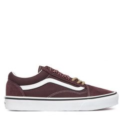 Tenisówki Vans. Fioletowe trampki Vans, bez wzorów, bez zapięcia. Za 369.99 zł.