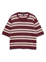 Vero Moda Sweter w kolorze kremowo-bordowym rozmiar: M. Czerwone swetry Vero Moda, m, bez wzorów, bez ramiączek. Za 91.95 zł.