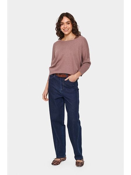 SAINT TROPEZ Sweter w kolorze jasnoróżowym rozmiar: M. Różowe swetry Saint Tropez, m, bez wzorów, bez ramiączek. Za 94.95 zł.