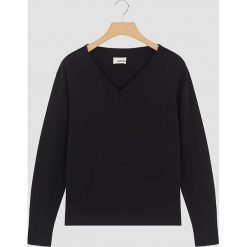 Sweter w kolorze czarnym. Czarne swetry Rodier, s, bez wzorów, z wełny, bez ramiączek. W wyprzedaży za 152.95 zł.