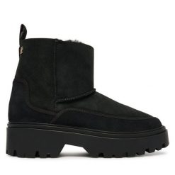 Śniegowce Tommy Hilfiger. Czarne trapery i śniegowce TOMMY HILFIGER. Za 899.99 zł.