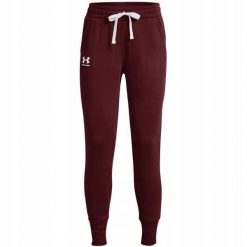 Spodnie Do Biegania Rival Fleece Dla Kobiet. Czerwone spodnie dresowe Under Armour, bez wzorów. Za 260.99 zł.
