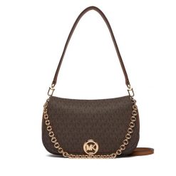 Torebka MICHAEL Michael Kors. Brązowe torebki klasyczne MICHAEL Michael Kors, bez wzorów, bez dodatków. Za 1,429.00 zł.
