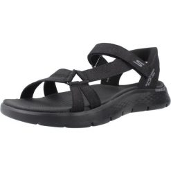 Sandały Skechers Model Slip-ins Go Walk Flex Kolor Czarny. Czarne sandały Skechers, bez wzorów, sportowe, bez obcasa, bez zapięcia. Za 263.99 zł.