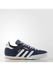 Adidas Skórzane sneakersy "Super" w kolorze granatowym rozmiar: 40. Niebieskie trampki Adidas, bez wzorów, ze skóry, bez zapięcia. Za 281.10 zł.