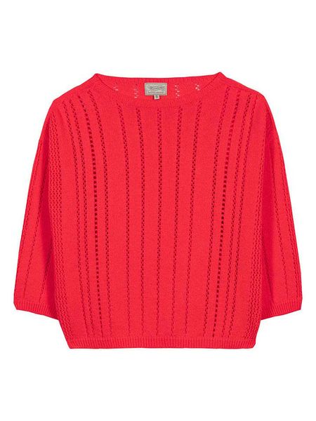 Herrlicher Sweter w kolorze czerwonym rozmiar: S. Czerwone swetry Herrlicher, s, bez wzorów, bez ramiączek. Za 131.43 zł.